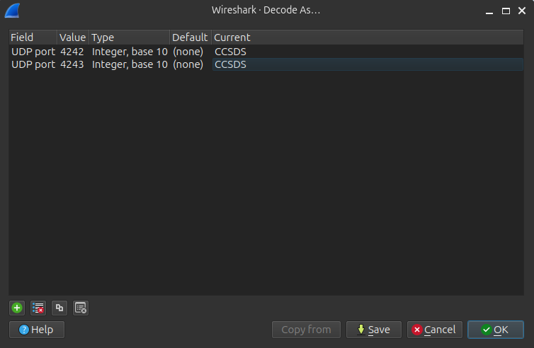 Wireshark Decode As